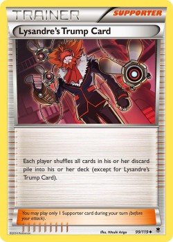 Carte Pokémon: Lysandre's Trump Card