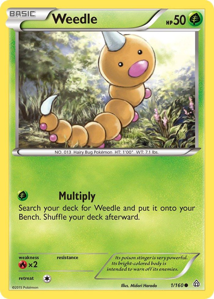 Carte Pokémon: Weedle [Aspicot]