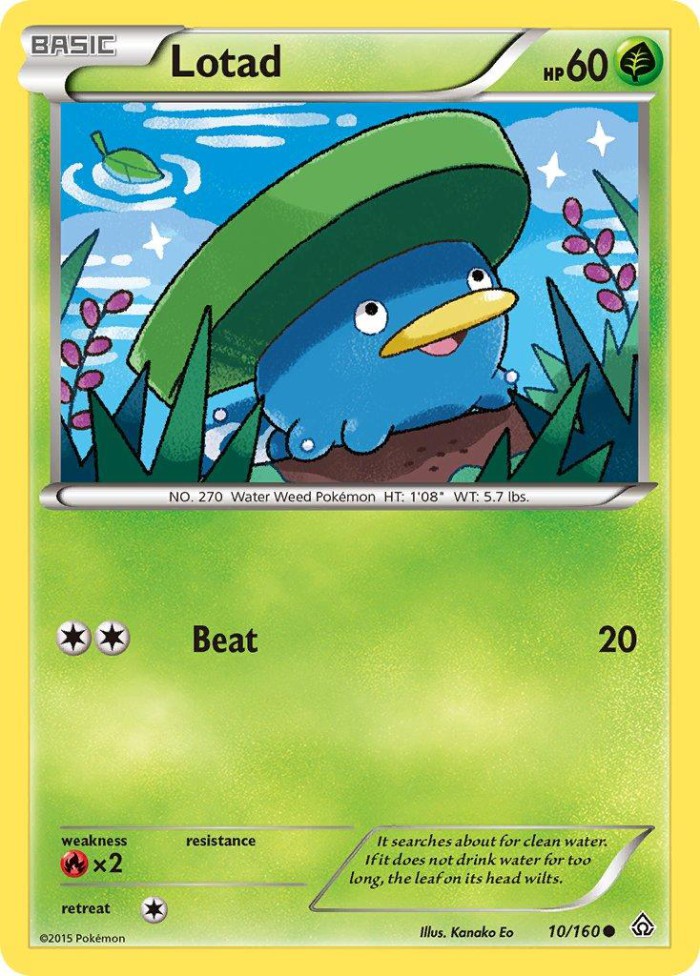 Carte Pokémon: Lotad [Nénupiot]