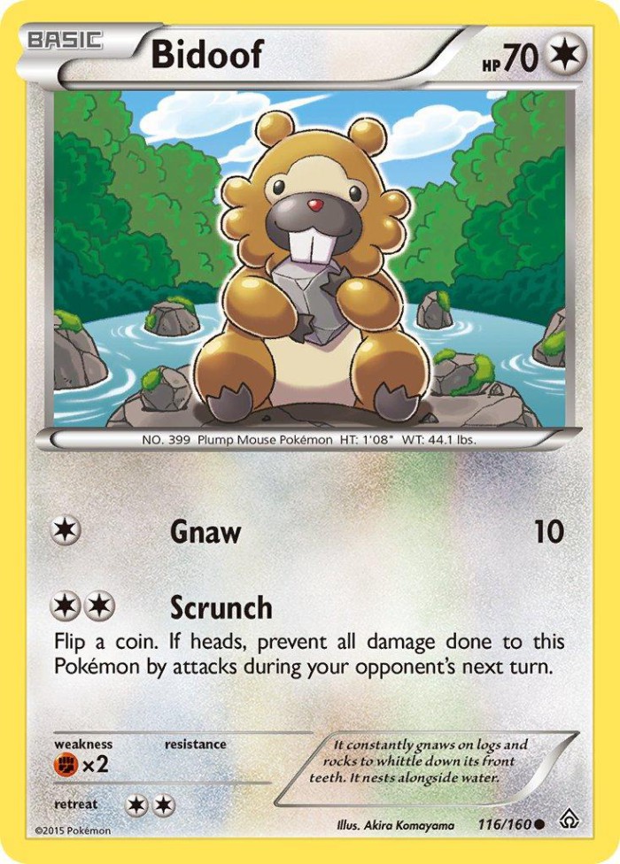 Carte Pokémon: Bidoof [Keunotor]