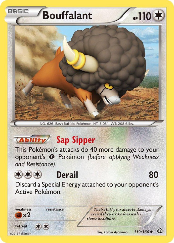 Carte Pokémon: Bouffalant [Frison]