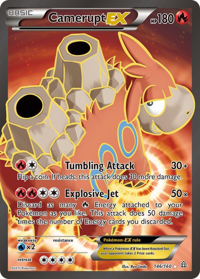 Carte Pokémon: Camerupt EX [Camérupt EX]