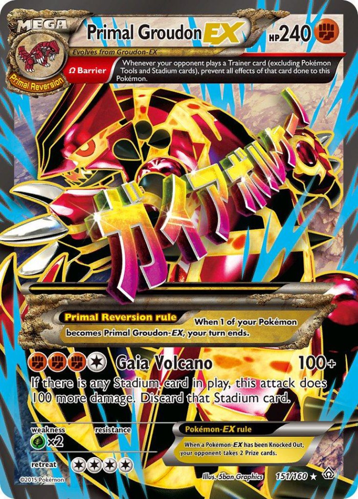 Carte Pokémon: Primal Groudon EX [Primo-Groudon EX]