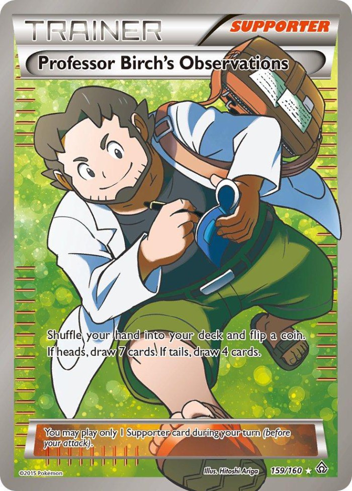 Carte Pokémon: Professor Birch's Observations [Observations du Professeur Seko]