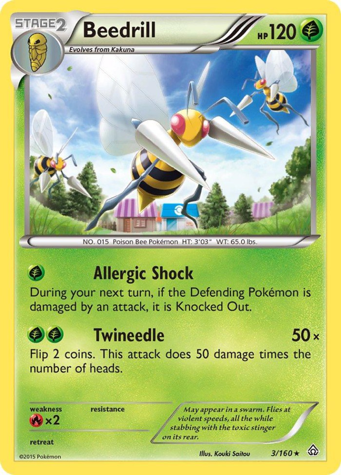 Carte Pokémon: Beedrill [Dardagnan]