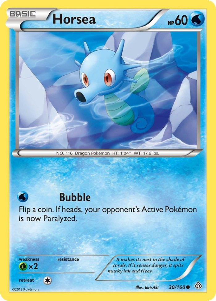 Carte Pokémon: Horsea [Hypotrempe]