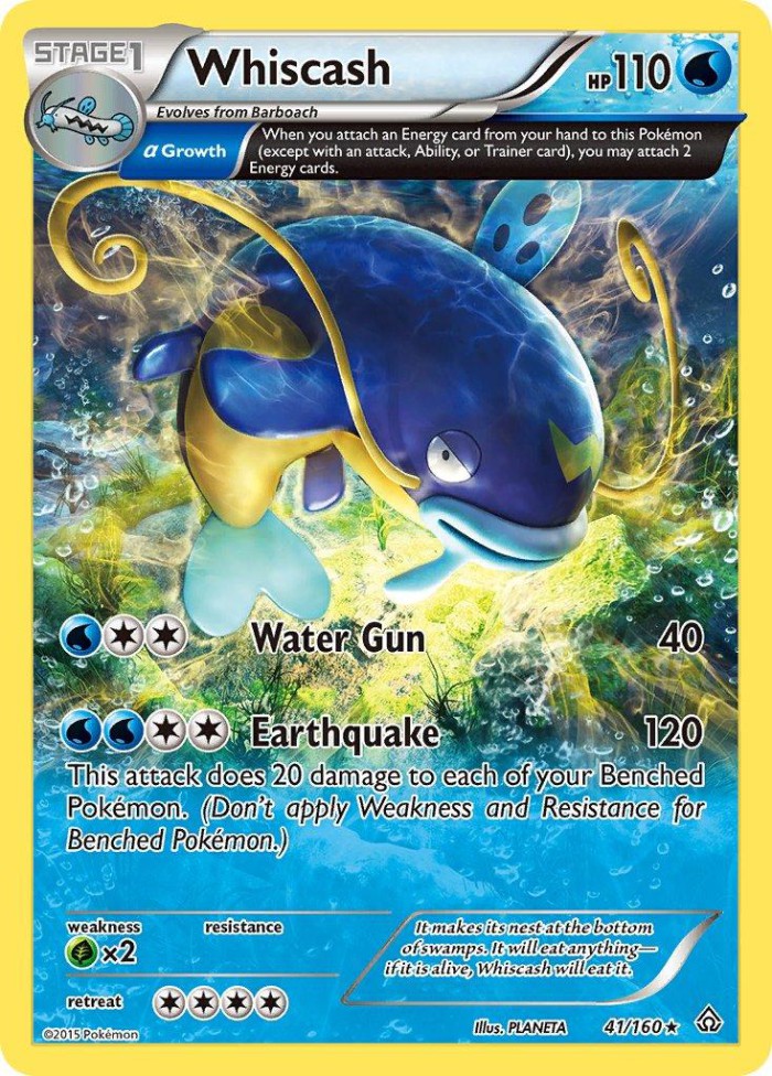 Carte Pokémon: Whiscash [Barbicha]