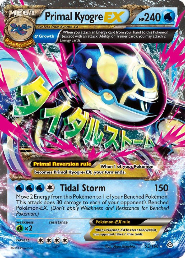 Carte Pokémon: Primal Kyogre EX [Primo-Kyogre EX]