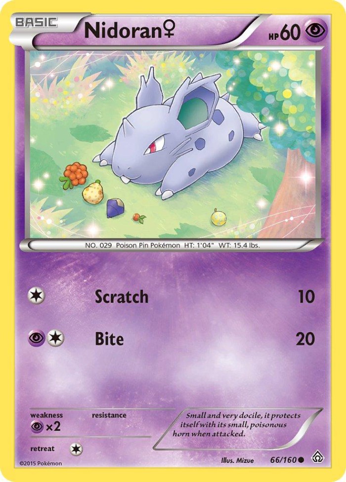 Carte Pokémon: Nidoran♀ [Nidoran♀]