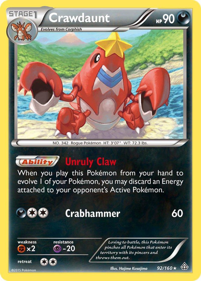 Carte Pokémon: Crawdaunt [Colhomard]