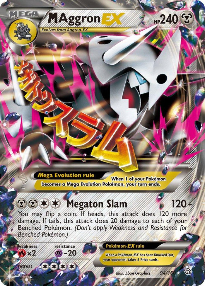 Carte Pokémon: M Aggron EX [M Galeking EX]