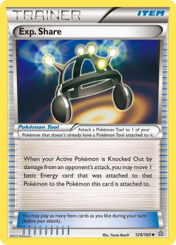 Carte Pokémon: Exp. Share