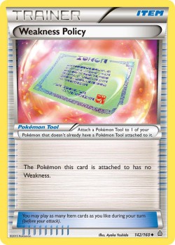 Carte Pokémon: Weakness Policy