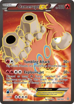 Carte Pokémon: Camerupt EX