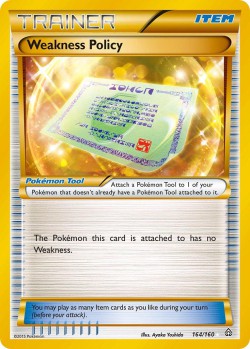 Carte Pokémon: Weakness Policy