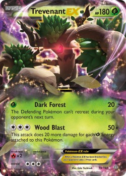 Carte Pokémon: Trevenant EX