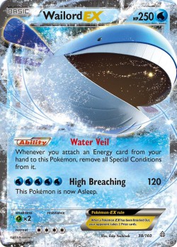 Carte Pokémon: Wailord EX