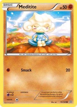 Carte Pokémon: Meditite