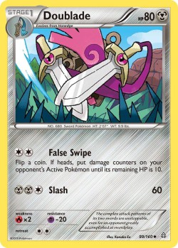 Carte Pokémon: Doublade