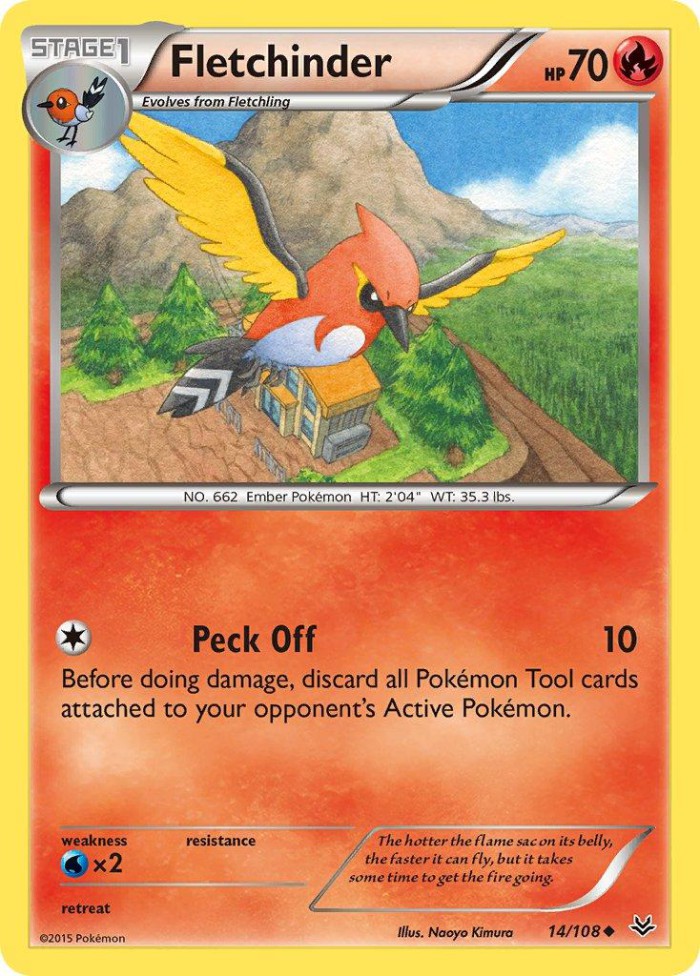 Carte Pokémon: Fletchinder [Braisillon]