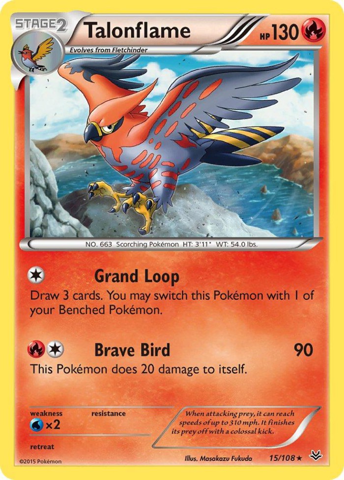 Carte Pokémon: Talonflame [Flambusard]