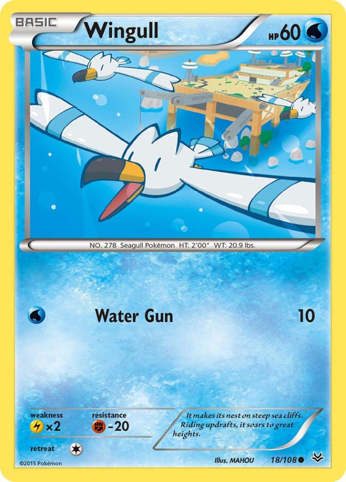 Carte Pokémon: Wingull [Goélise]