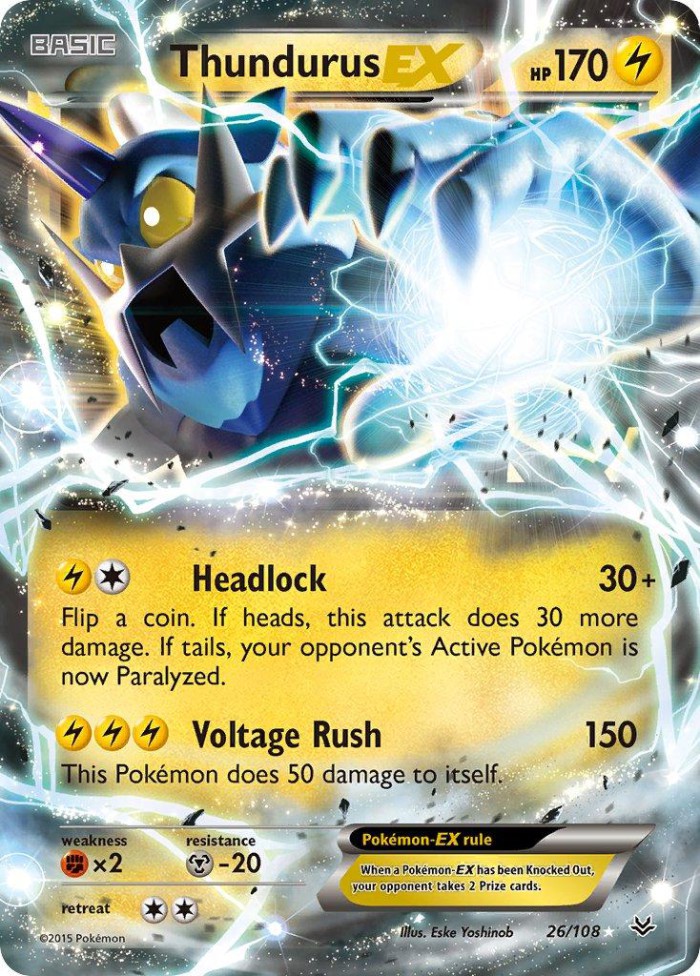 Carte Pokémon: Thundurus EX [Fulguris EX]