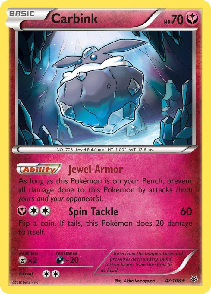 Carte Pokémon: Carbink [Strassie]