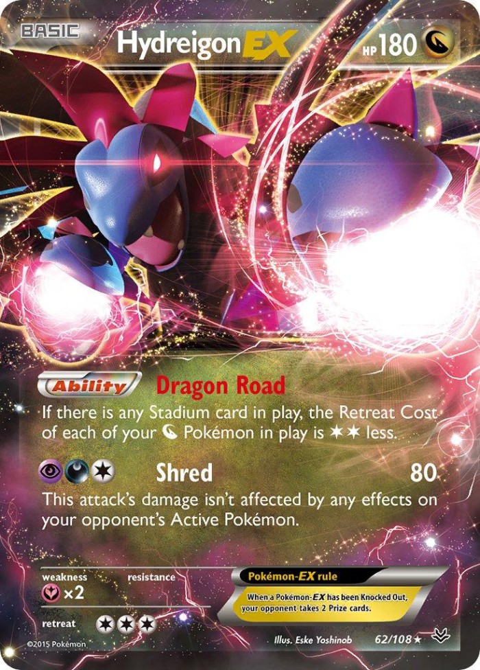 Carte Pokémon: Hydreigon EX [Trioxhydre EX]