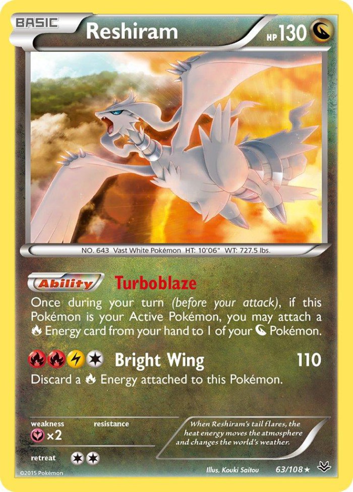 Carte Pokémon: Reshiram [Reshiram]