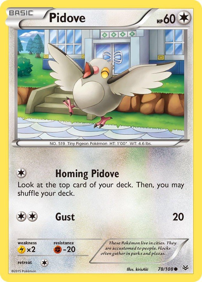 Carte Pokémon: Pidove [Poichigeon]