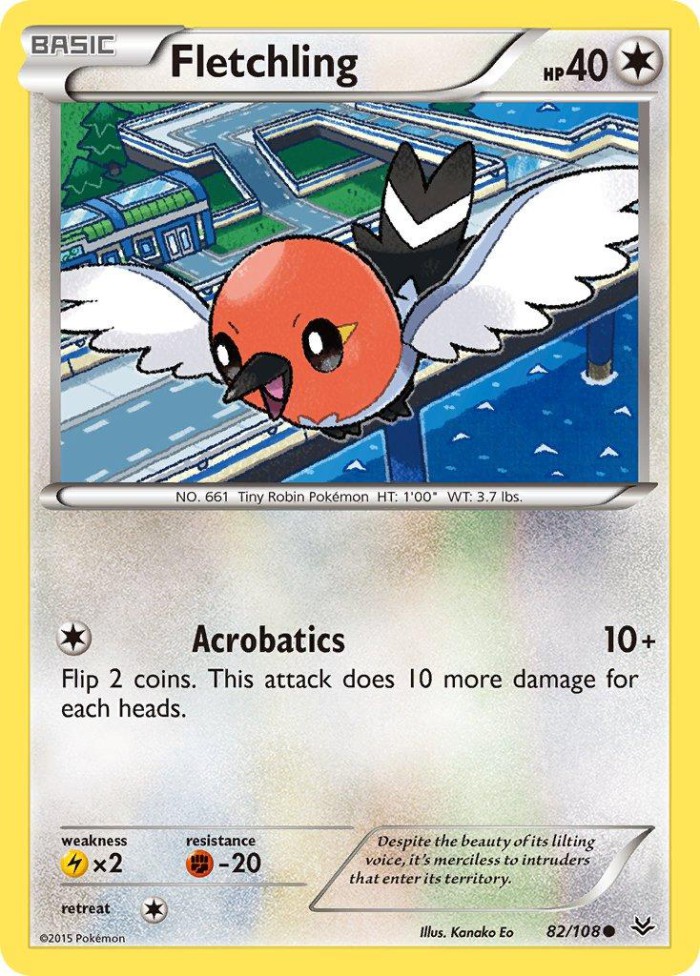 Carte Pokémon: Fletchling [Passerouge]