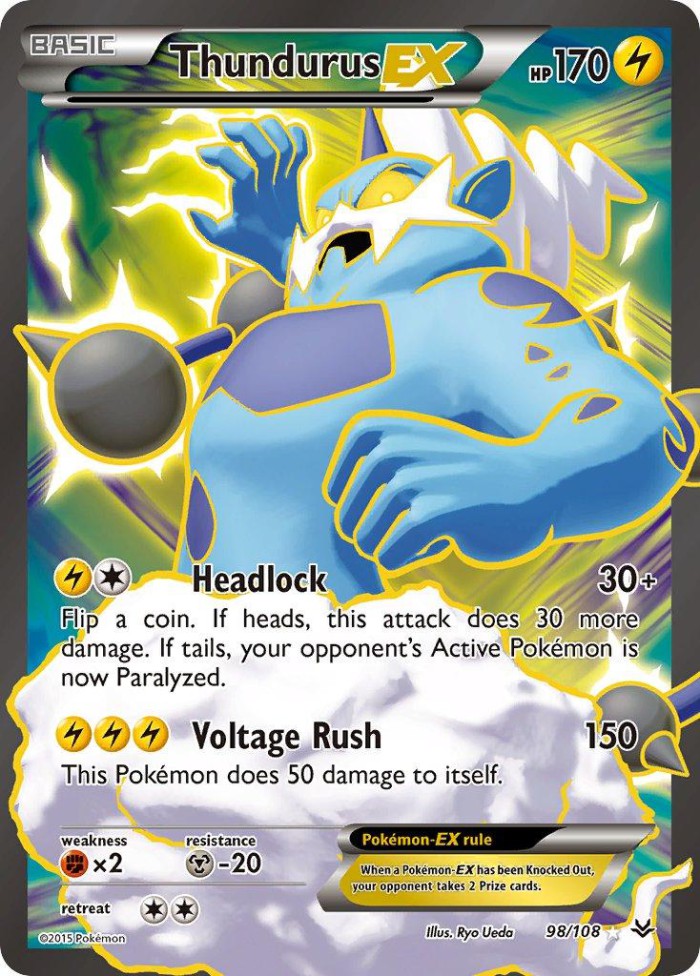 Carte Pokémon: Thundurus EX [Fulguris EX]