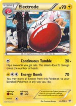 Carte Pokémon: Électrode