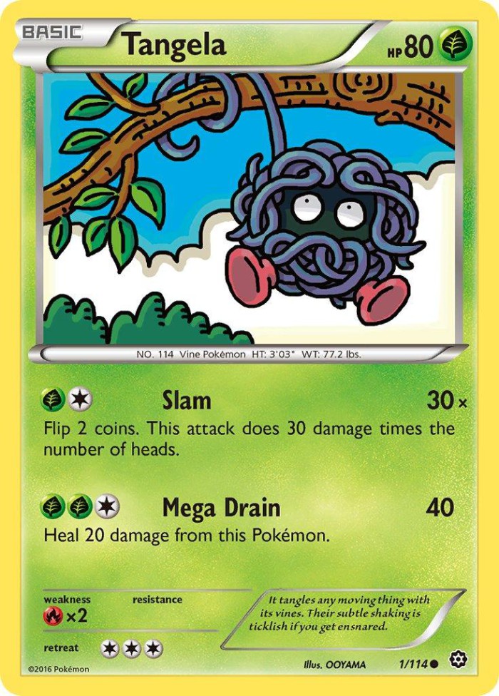 Carte Pokémon: Tangela [Saquedeneu]