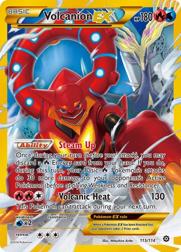 Carte Pokémon: Volcanion EX [Volcanion EX]