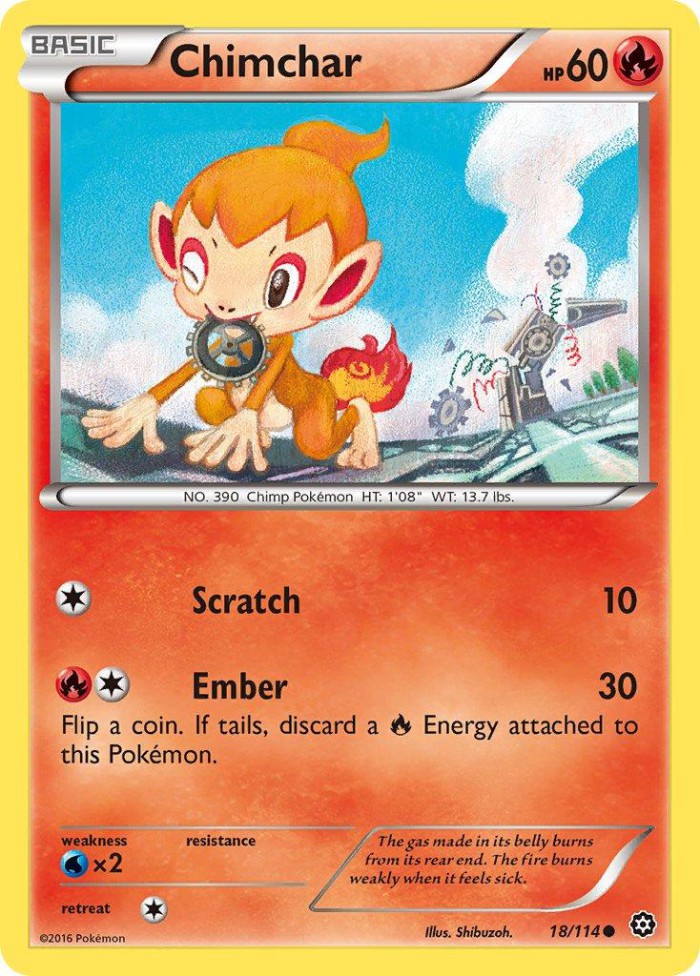 Carte Pokémon: Chimchar [Ouisticram]