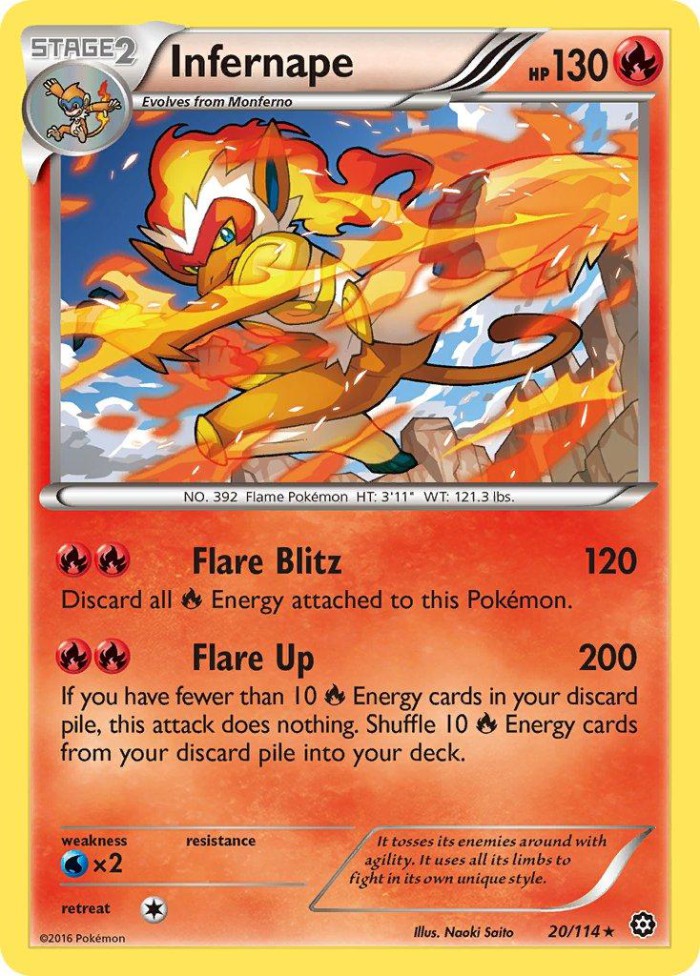 Carte Pokémon: Infernape [Simiabraz]