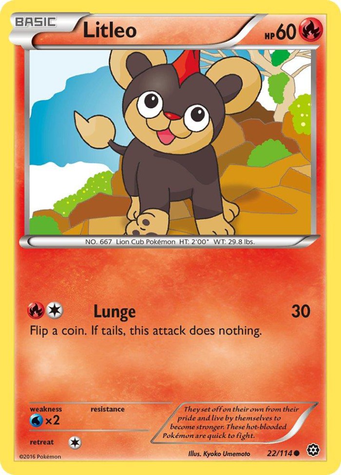 Carte Pokémon: Litleo [Hélionceau]