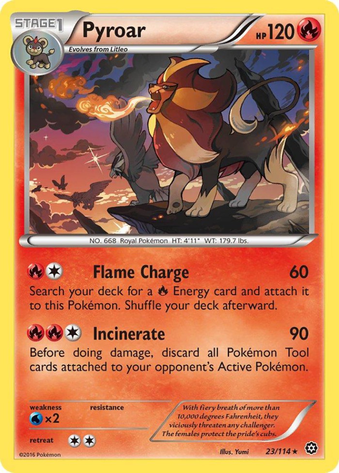 Carte Pokémon: Pyroar [Némélios]