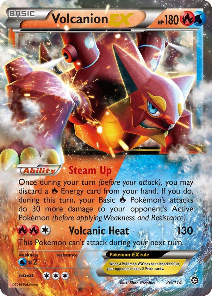 Carte Pokémon: Volcanion EX [Volcanion EX]