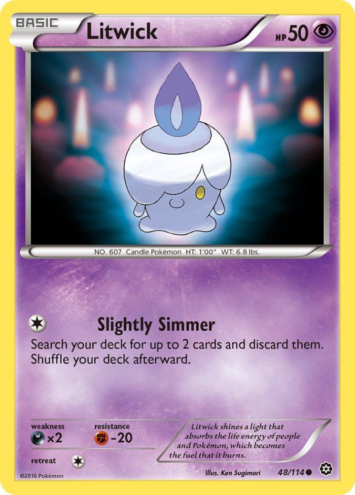 Carte Pokémon: Litwick [Funécire]