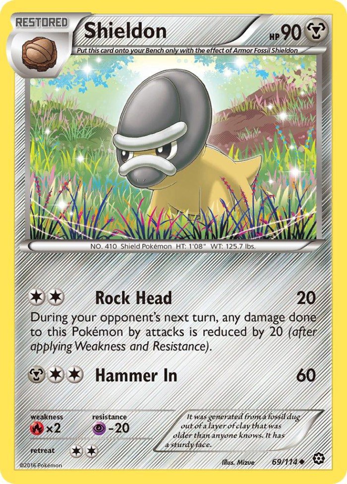 Carte Pokémon: Shieldon [Dinoclier]