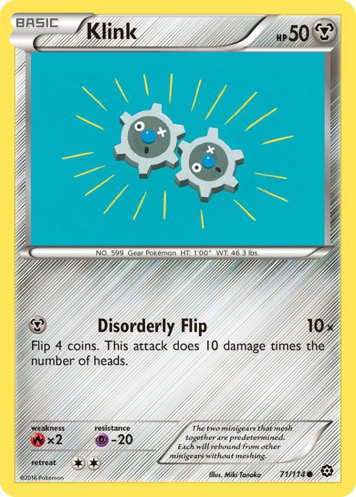 Carte Pokémon: Klink [Tic]