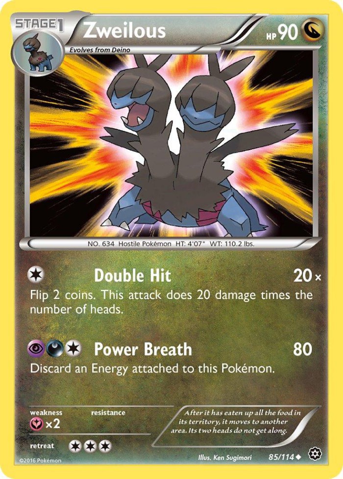 Carte Pokémon: Zweilous [Diamat]