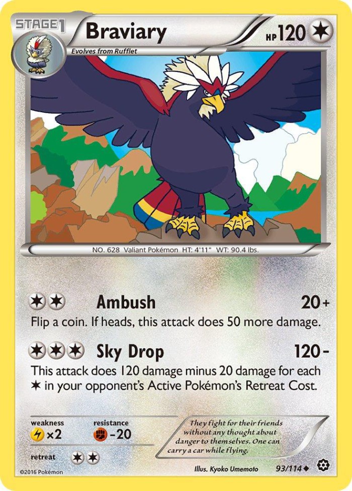 Carte Pokémon: Braviary [Gueriaigle]