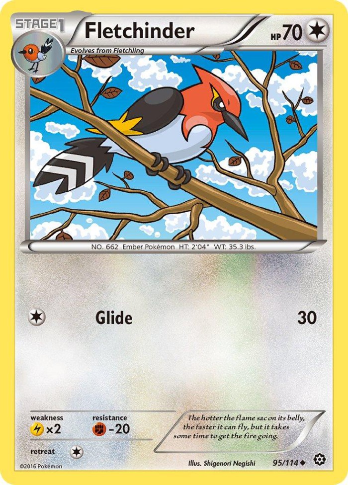 Carte Pokémon: Fletchinder [Braisillon]