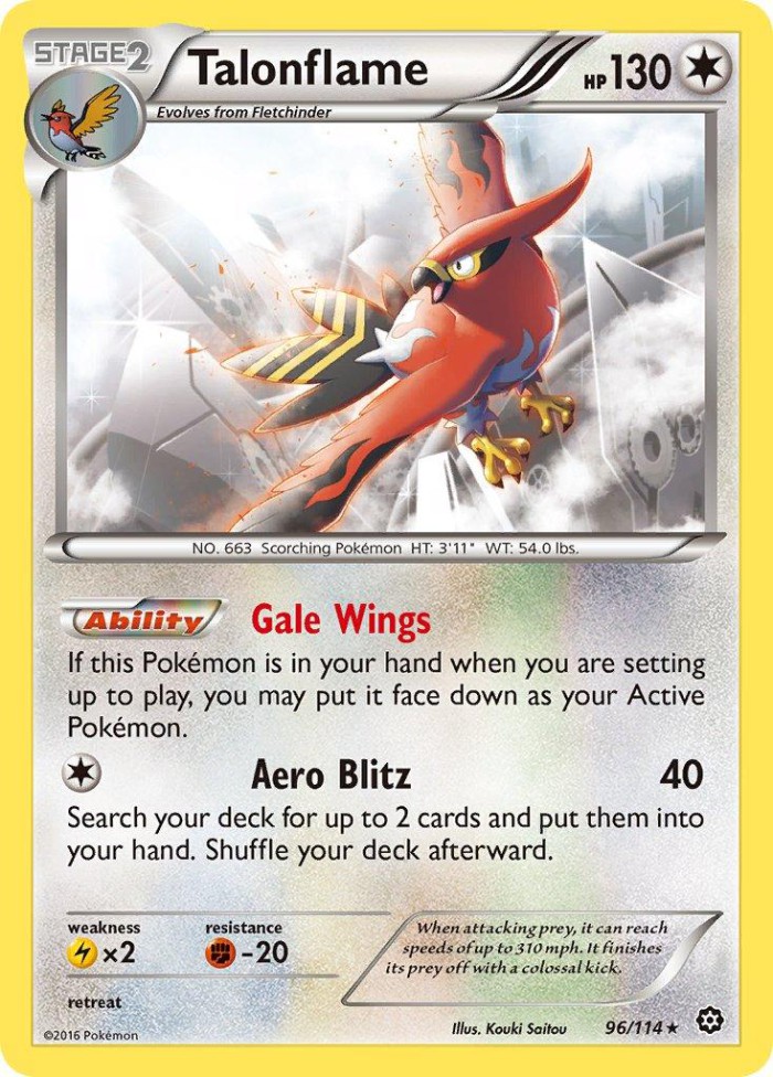 Carte Pokémon: Talonflame [Flambusard]