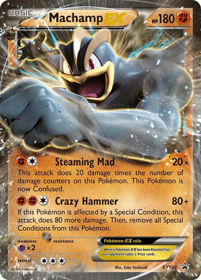 Carte Pokémon: Machamp EX [Mackogneur EX]