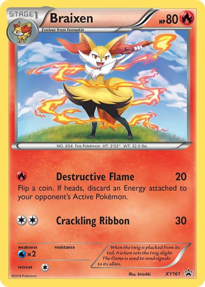 Carte Pokémon: Braixen [Roussil]